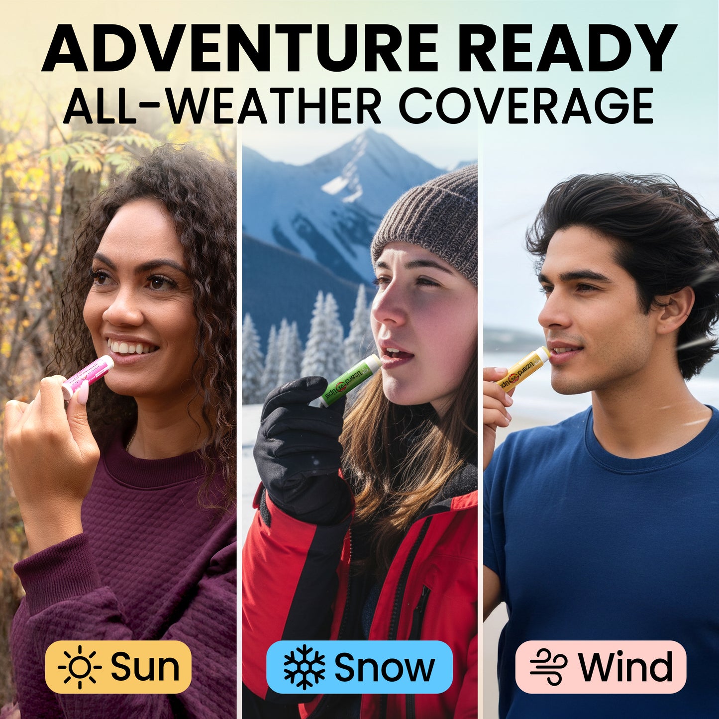 SPF 15 Lip Balms - 4 Packs