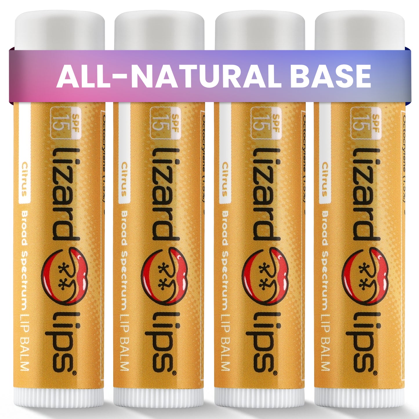SPF 15 Lip Balms - 4 Packs