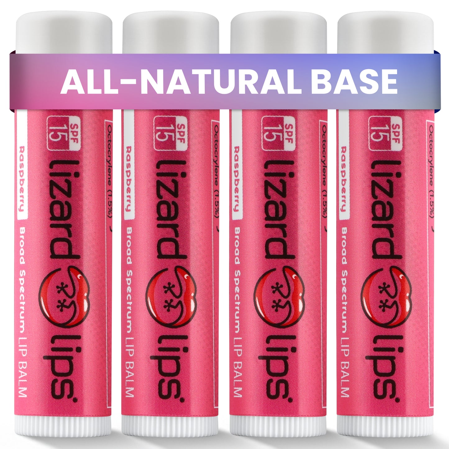SPF 15 Lip Balms - 4 Packs
