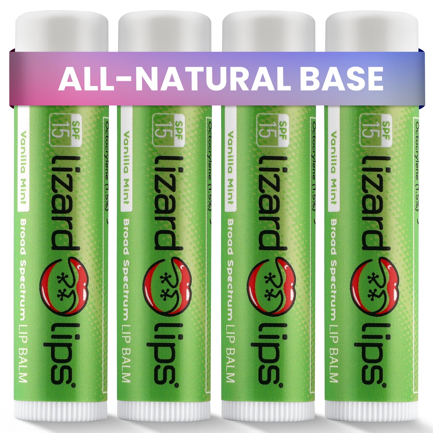 SPF 15 Lip Balms - 4 Packs