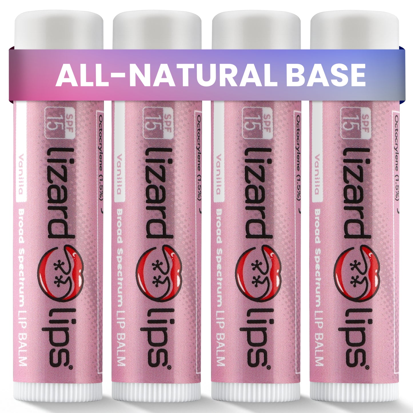 SPF 15 Lip Balms - 4 Packs
