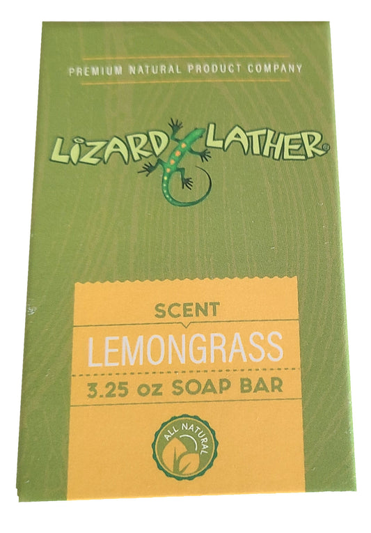 Lizard Lather Bar Soap - Lemongrass 2 Pack