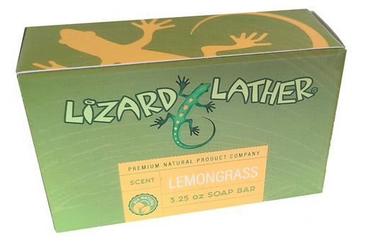 Lizard Lather Bar Soap - Lemongrass 2 Pack